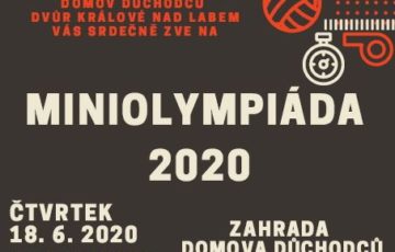 18. 6. 2020 – Miniolympiáda v Domově důchodců